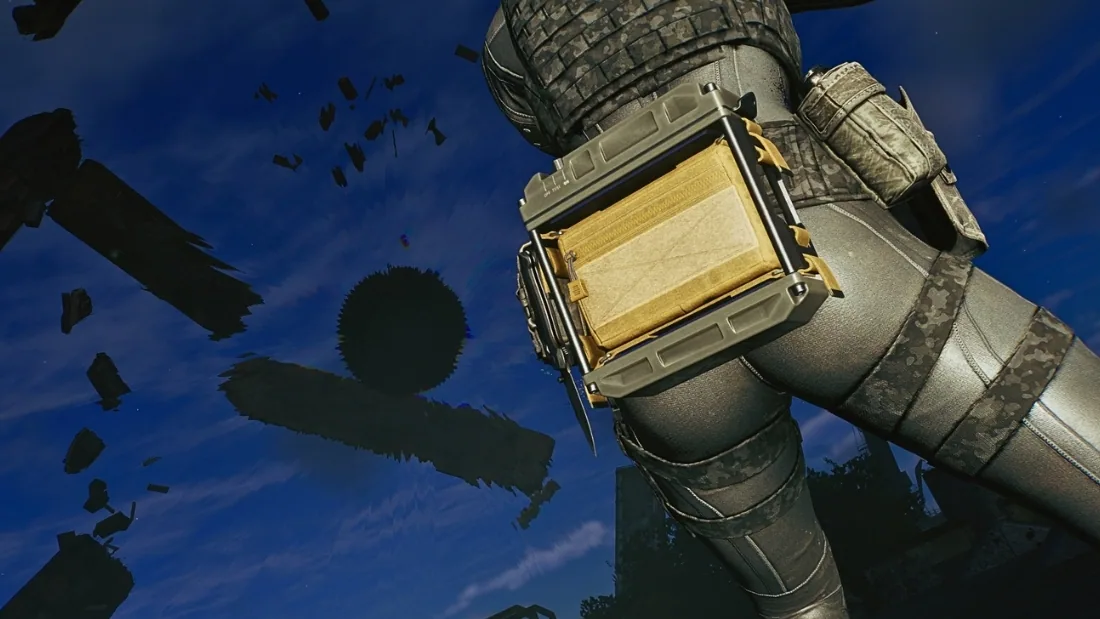 Safe container on an operative