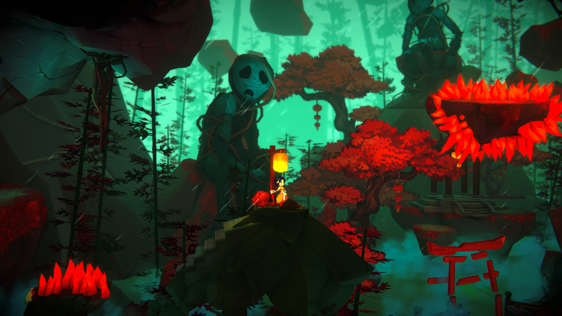 Official Akatori Steam store screenshot (image 7 of 11) showing in-game environment and combat.