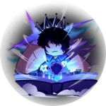 You Met the Owner badge: a dark-haired avatar wrapped in a purple aura