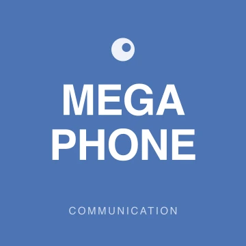 Big Walk megaphone — communication