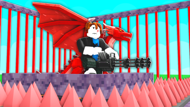 Official Build a Base and Steal gallery image showing a defended red pet area