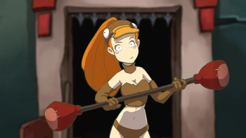 A scene from Chaos on Deponia