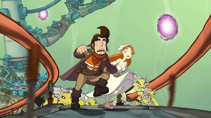 A scene from Deponia Doomsday