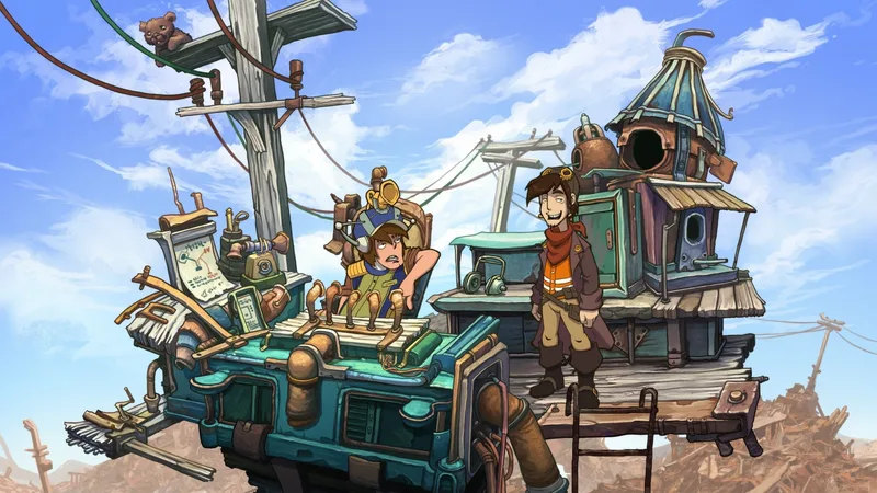 The trash surface of Deponia