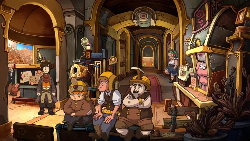 Doc's workshop in the junk mines