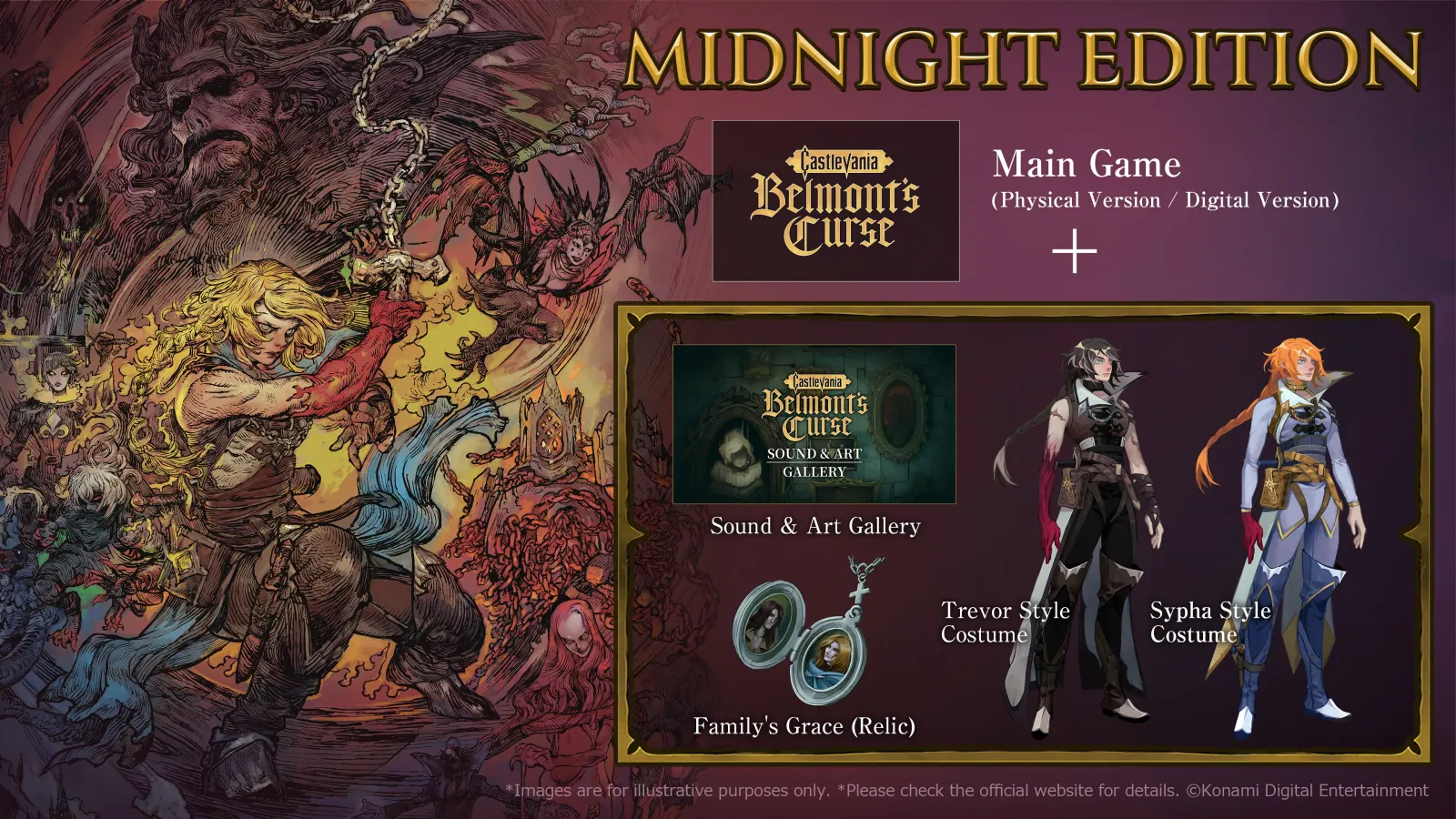 Midnight Edition promo with gallery, relic, and two costumes
