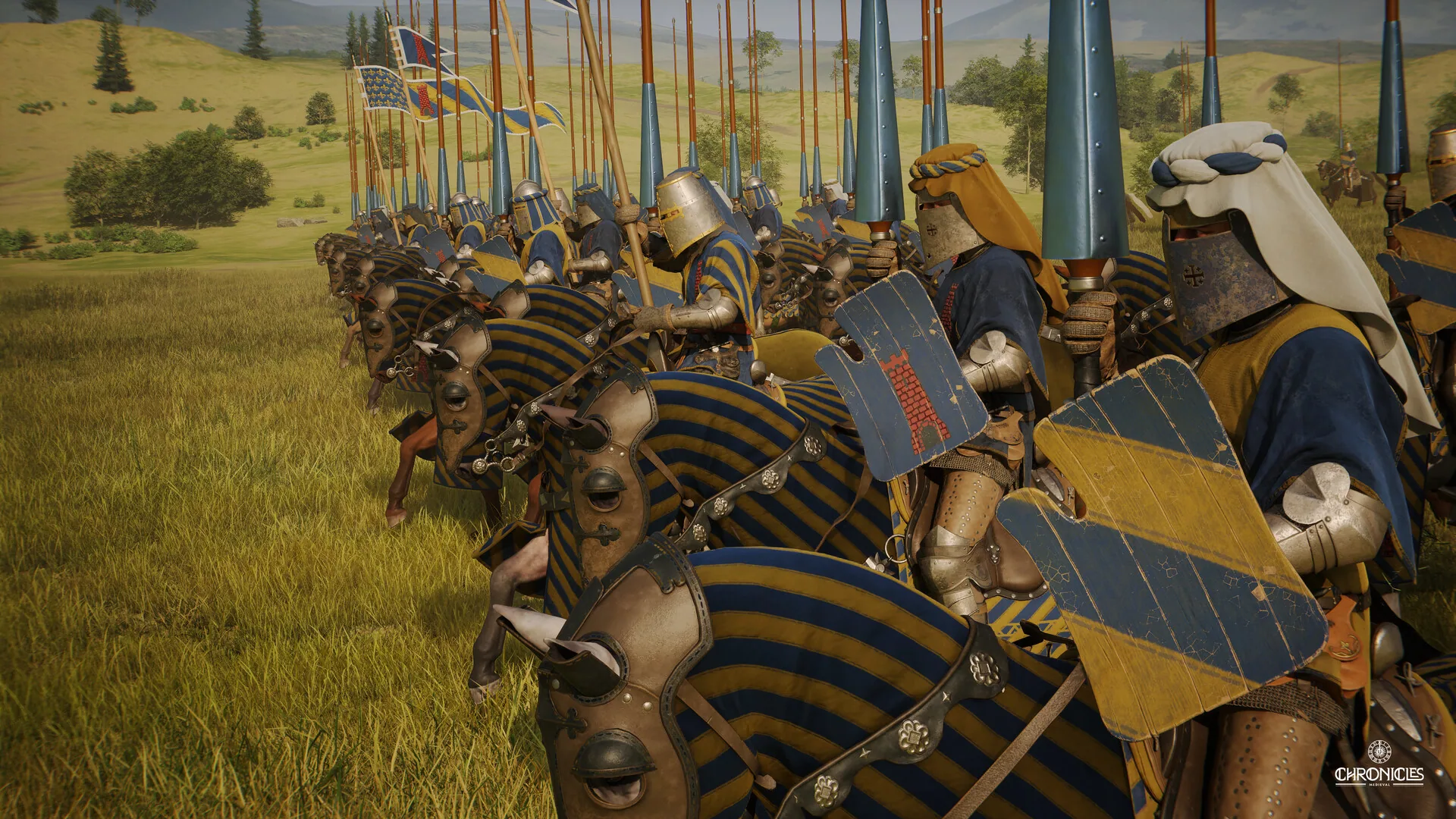 Steam screenshot of an army in the field