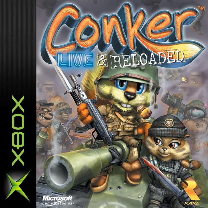 Conker: Live and Reloaded official Xbox box art