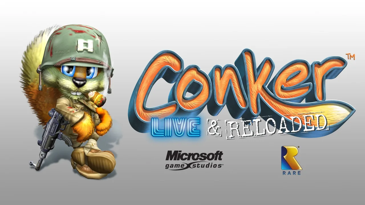 Conker: Live and Reloaded official Xbox titled hero art