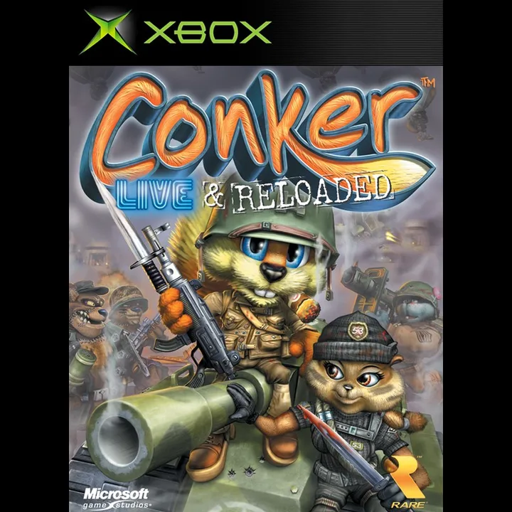 Conker: Live and Reloaded official Xbox branded key art