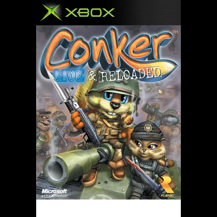 Conker: Live and Reloaded official Xbox poster art