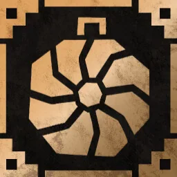 Gold Amulet relic icon