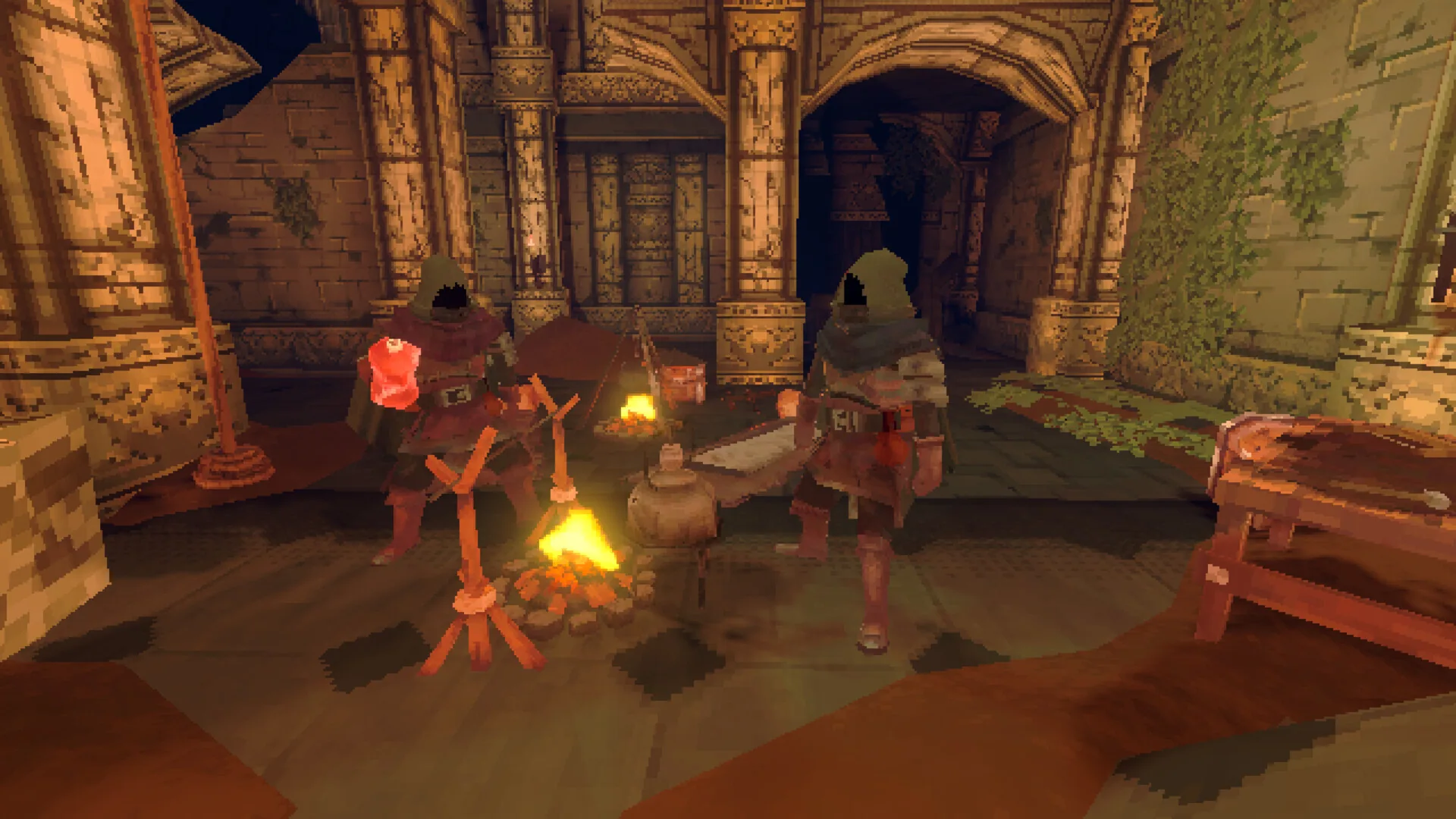Dungeon gate in Deep Dish Dungeon