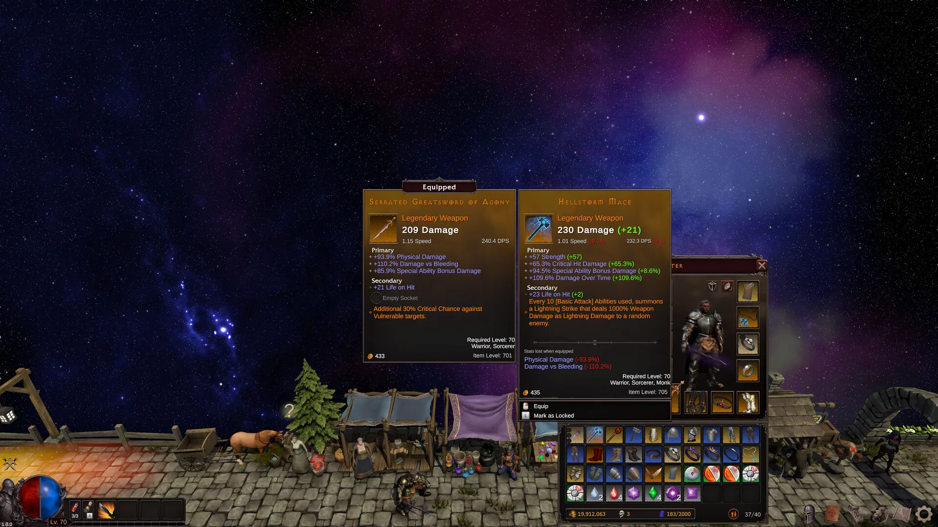Deskrawl legendary equipment and minion capture moment