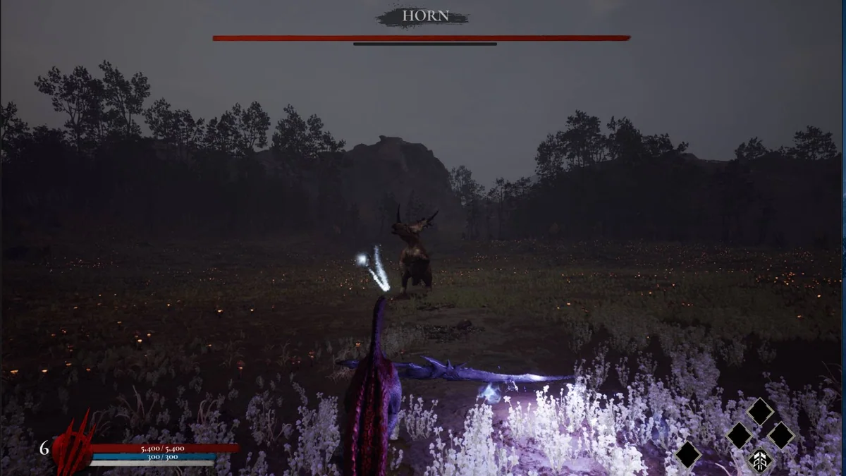 The Alpha HORN facing the Spinosaurus