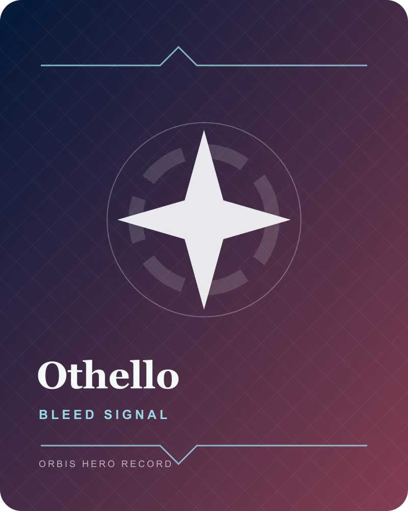Othello — Bleed Signal Hero record