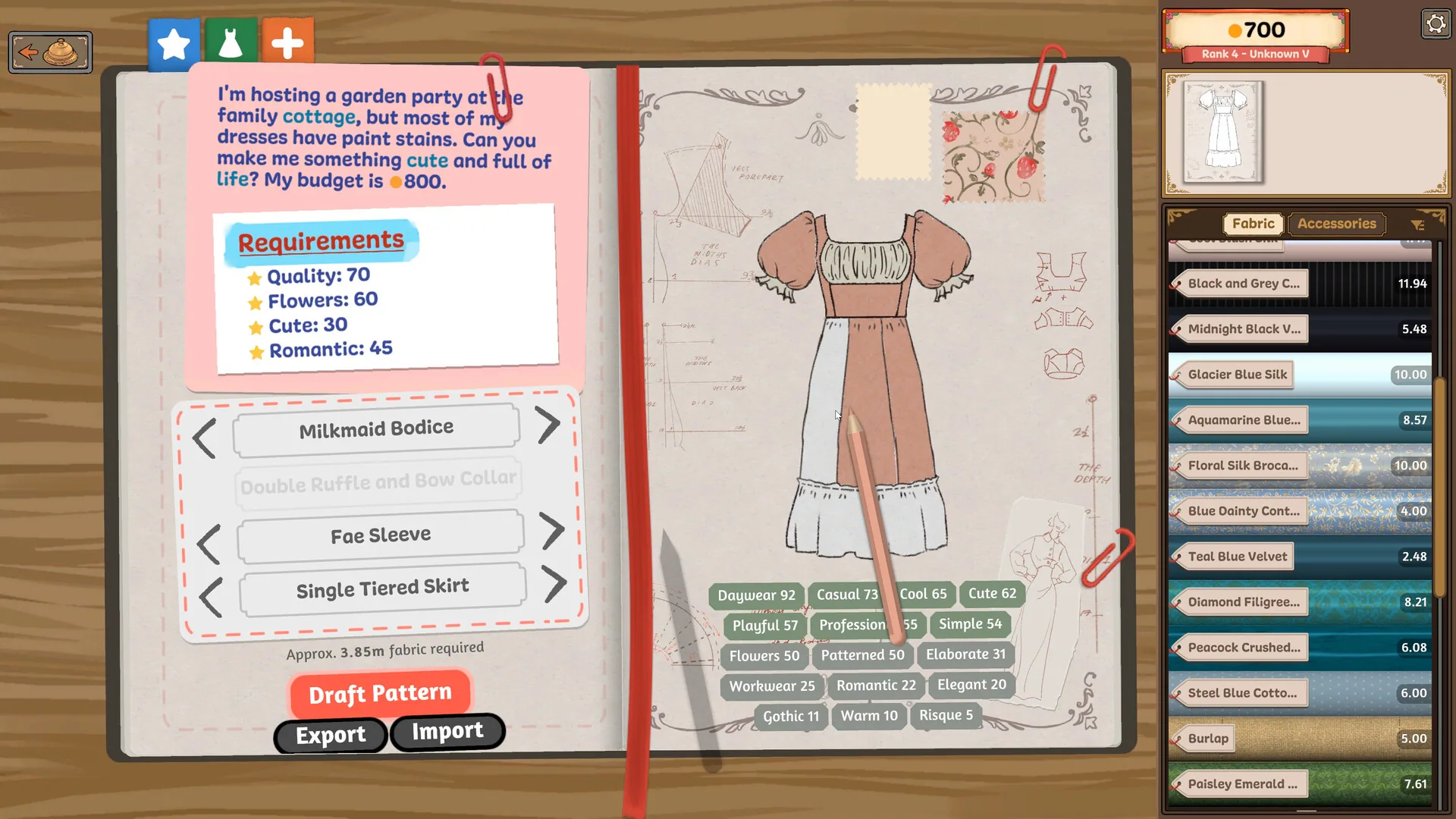 Dressmaker workshop screenshot 3