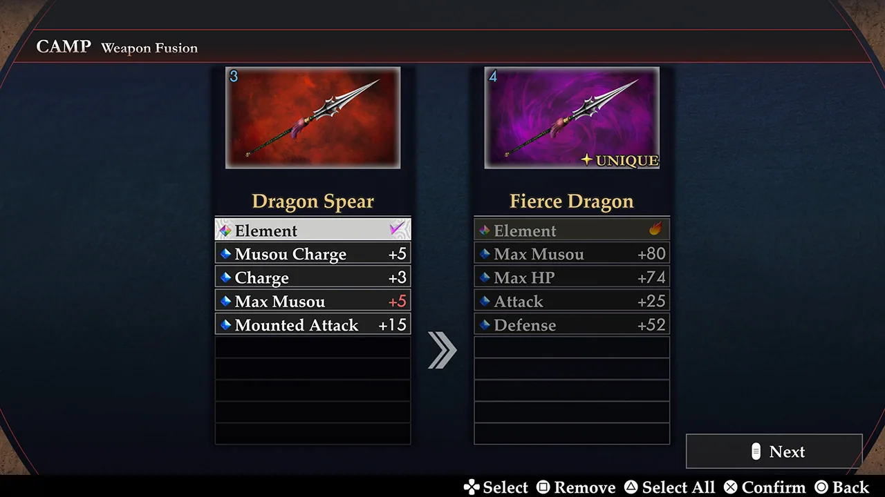 Official Weapon Fusion still
