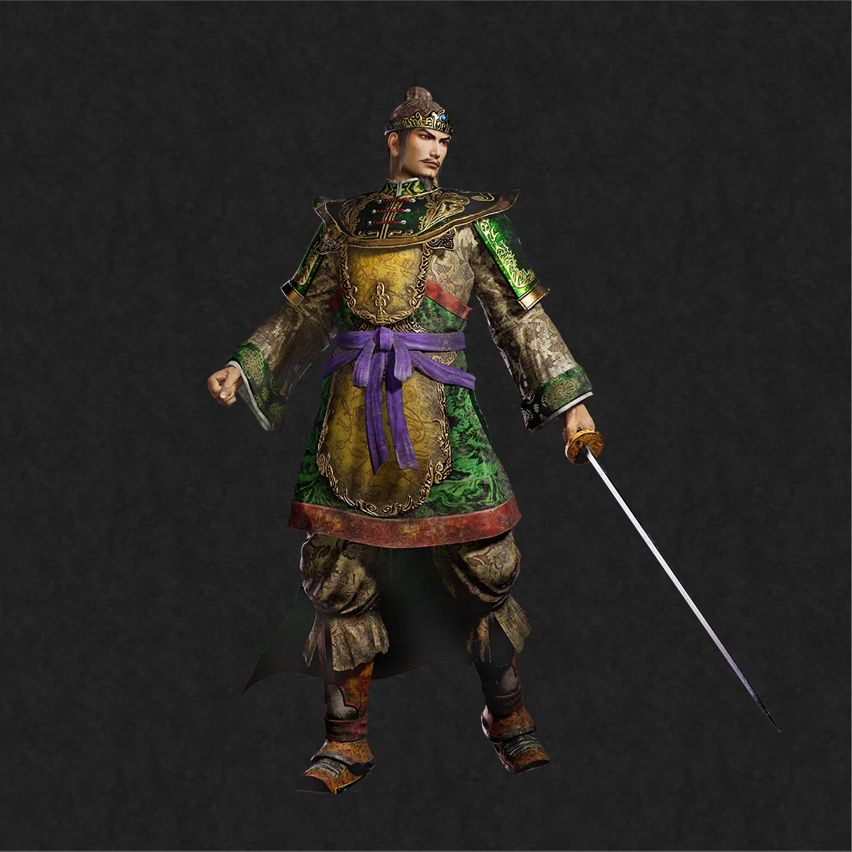 Official remaster portrait of Liu Bei