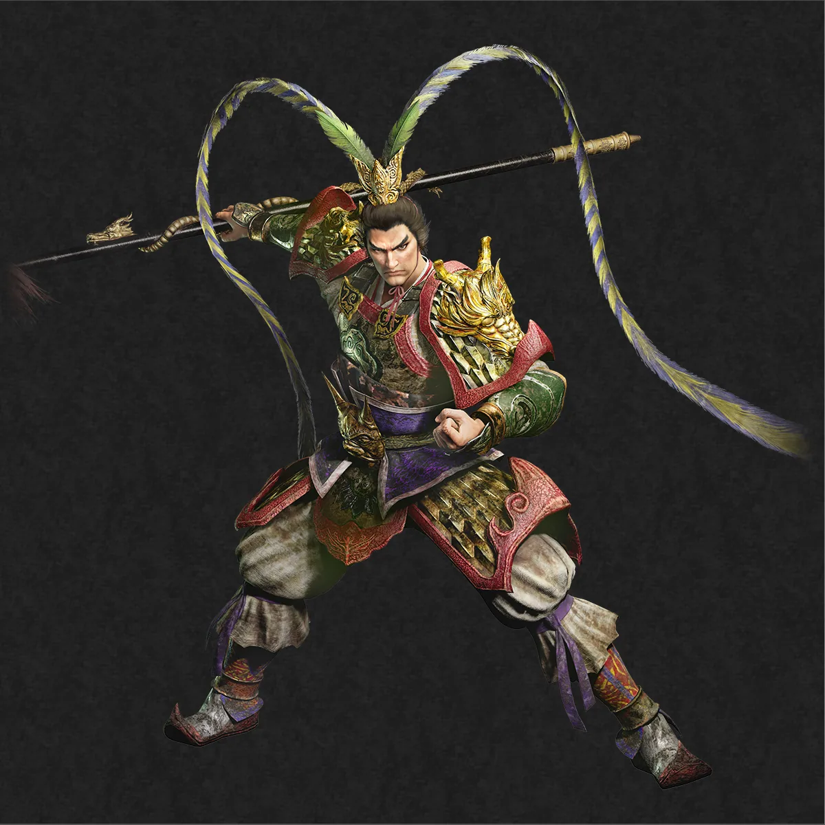 Official remaster portrait of Lu Bu