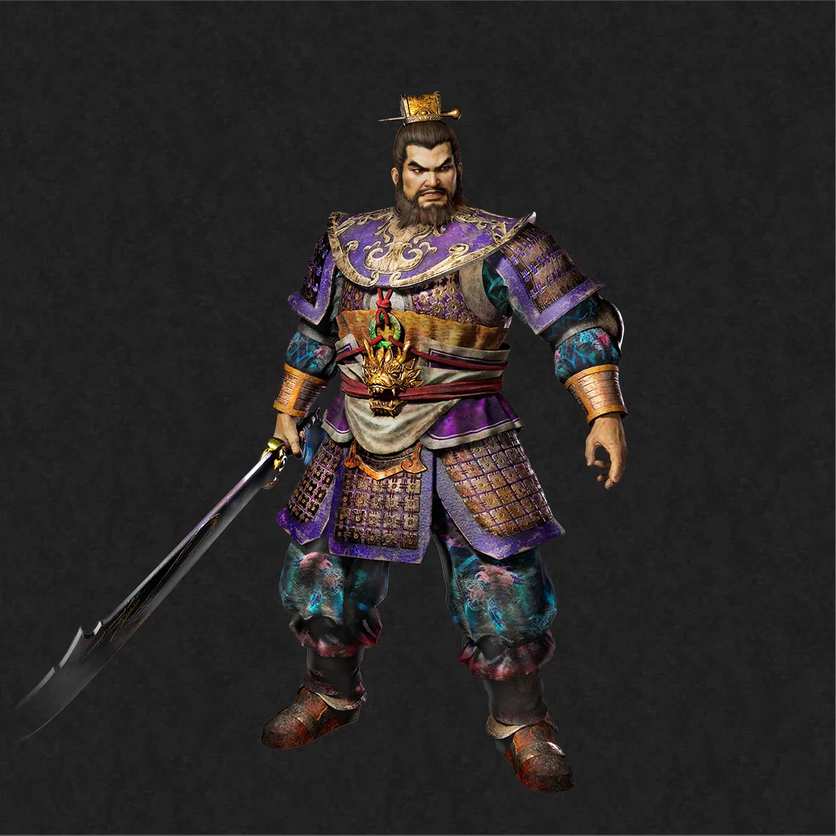 Official remaster portrait of Xiahou Yuan