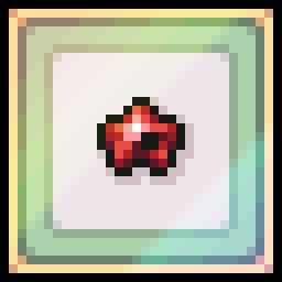 Steam achievement icon for “Ruby Star Rank”.