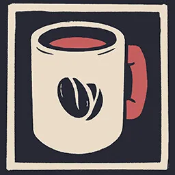Achievement icon for Alright, First Coffee.