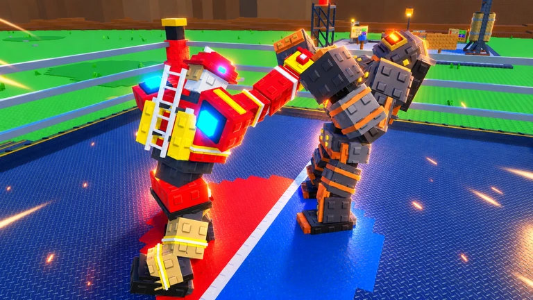 Create a Robot Fighter cover art