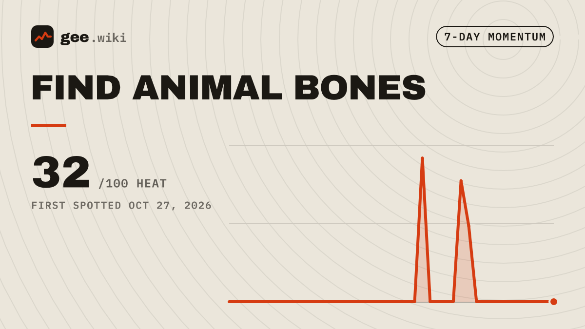 Find Animal Bones: Player guide card