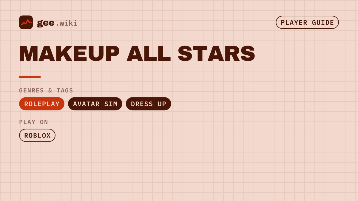 Makeup All Stars: 7-day popularity card