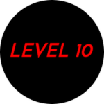 Official Roblox badge icon for Level 10.