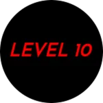 Official Roblox badge icon for Level 10.