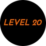 Official Roblox badge icon for Level 20.