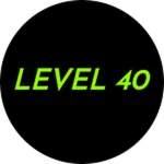 Official Roblox badge icon for Level 40.