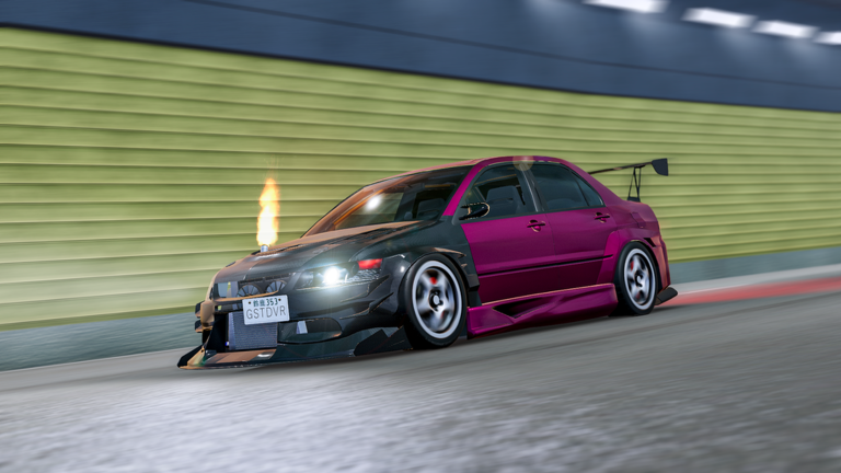 Ghost Driver thumbnail showing a purple sports sedan with headlights in a tunnel.
