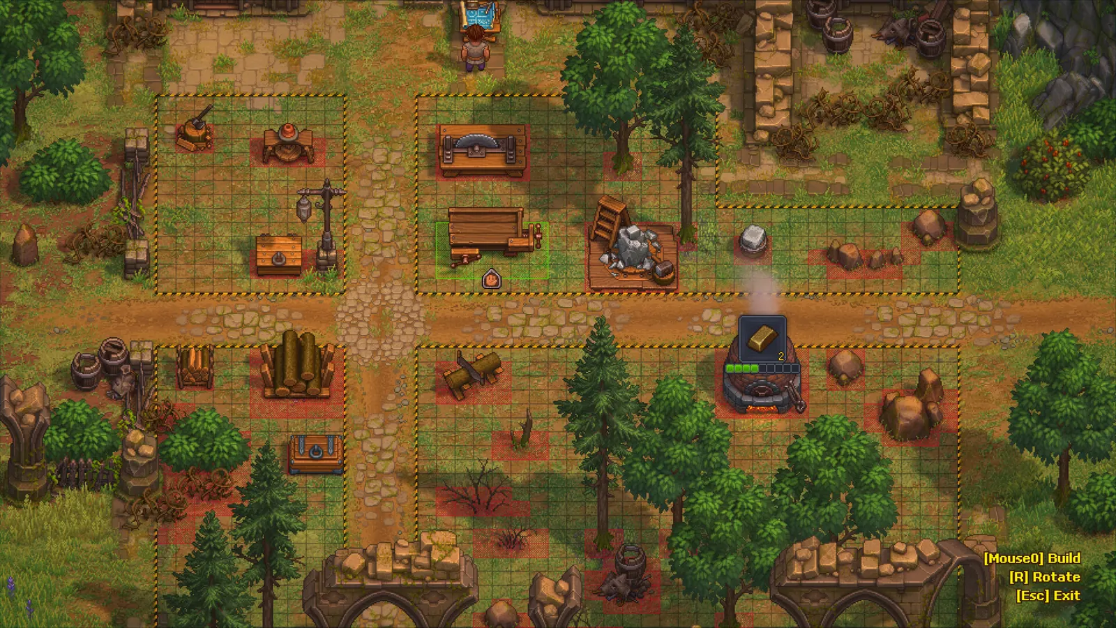 Production yard machinery in Graveyard Keeper 2