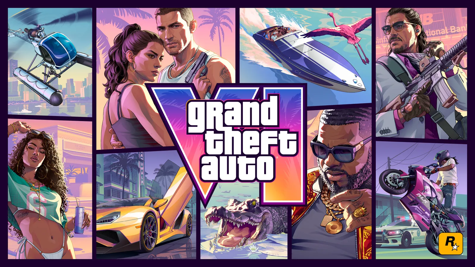 Grand Theft Auto VI official cover artwork