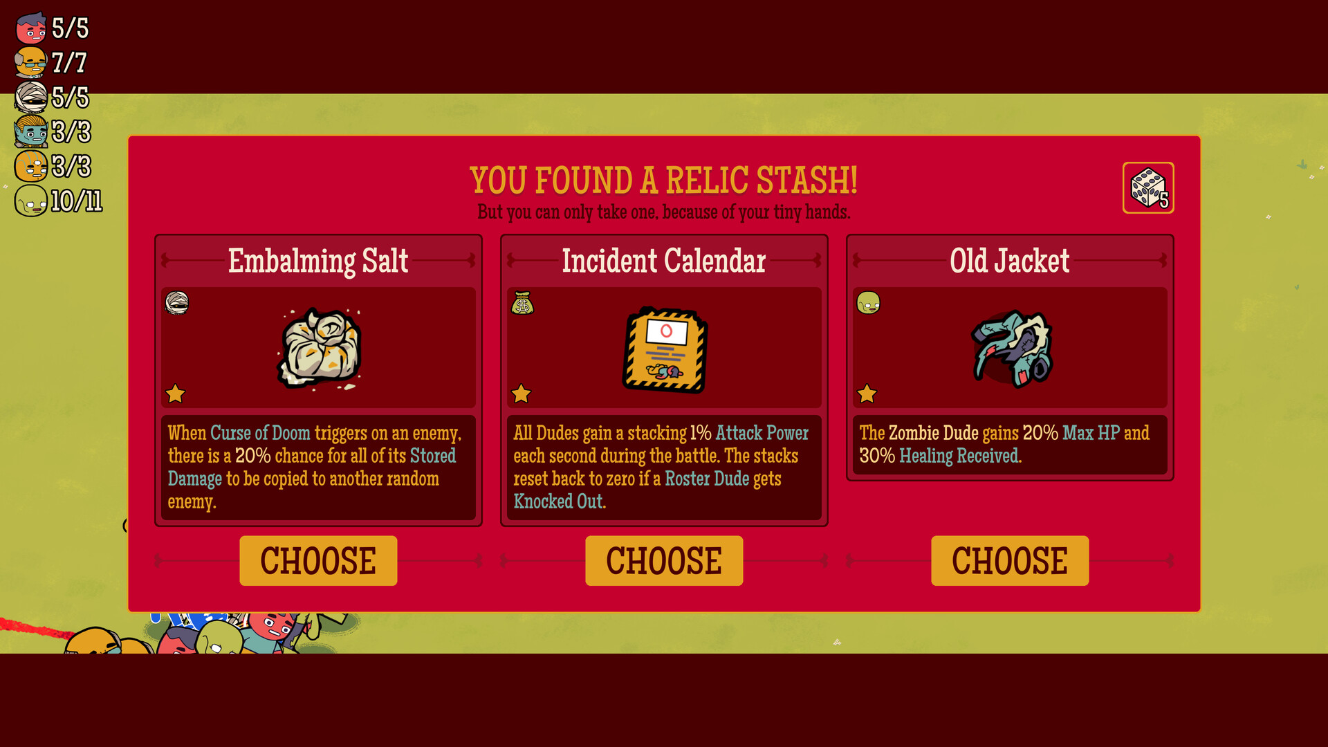 Official image — How Many Dudes? characters · Dude Ranch interface