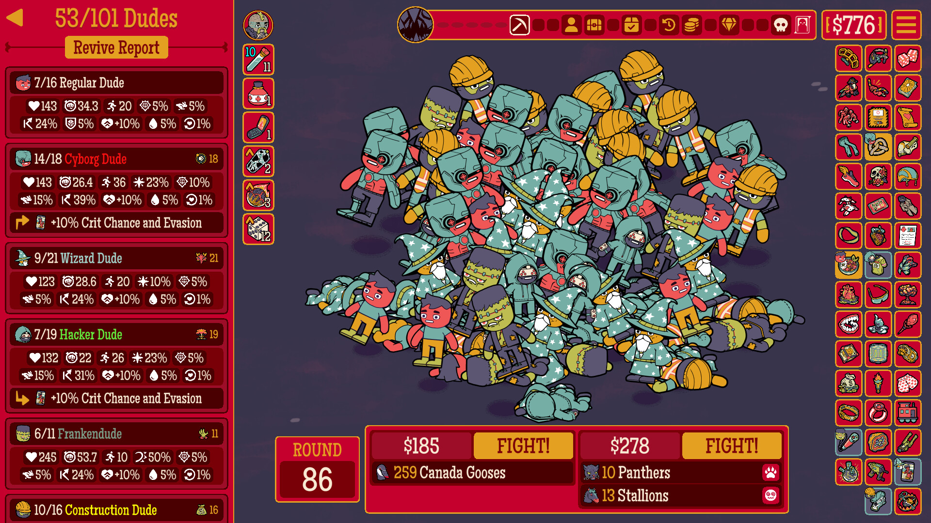 The official Relic-choice screen shows how run choices are presented.