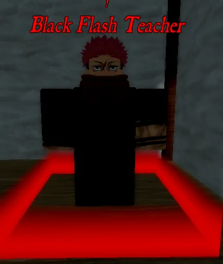 Black Flash teacher image from Jujutsu Legacy Trello