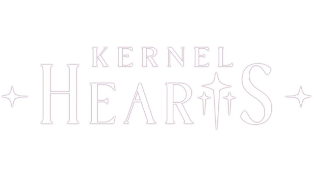 Official KERNEL HEARTS wordmark with star-shaped T and final S.