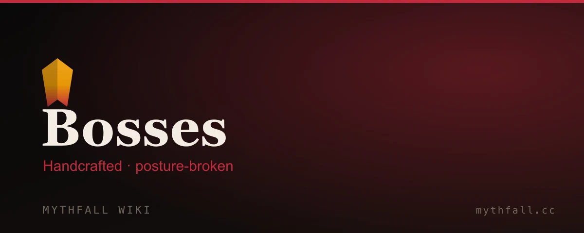 MythFall bosses banner