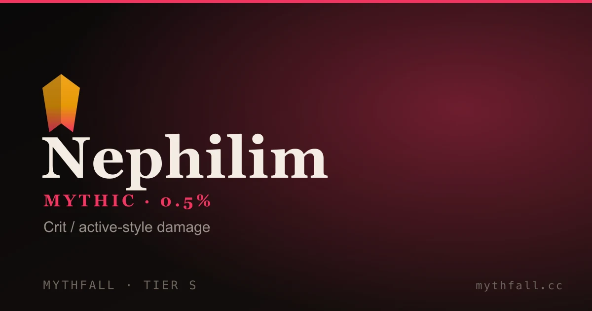 Nephilim — Mythic MythFall race