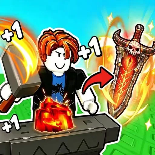 Official icon of the orange-haired smith and skull-horned sword