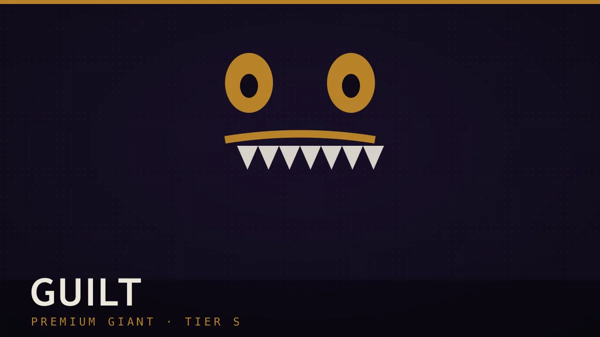 GUILT — premium giant · tier s in Lurking Giants
