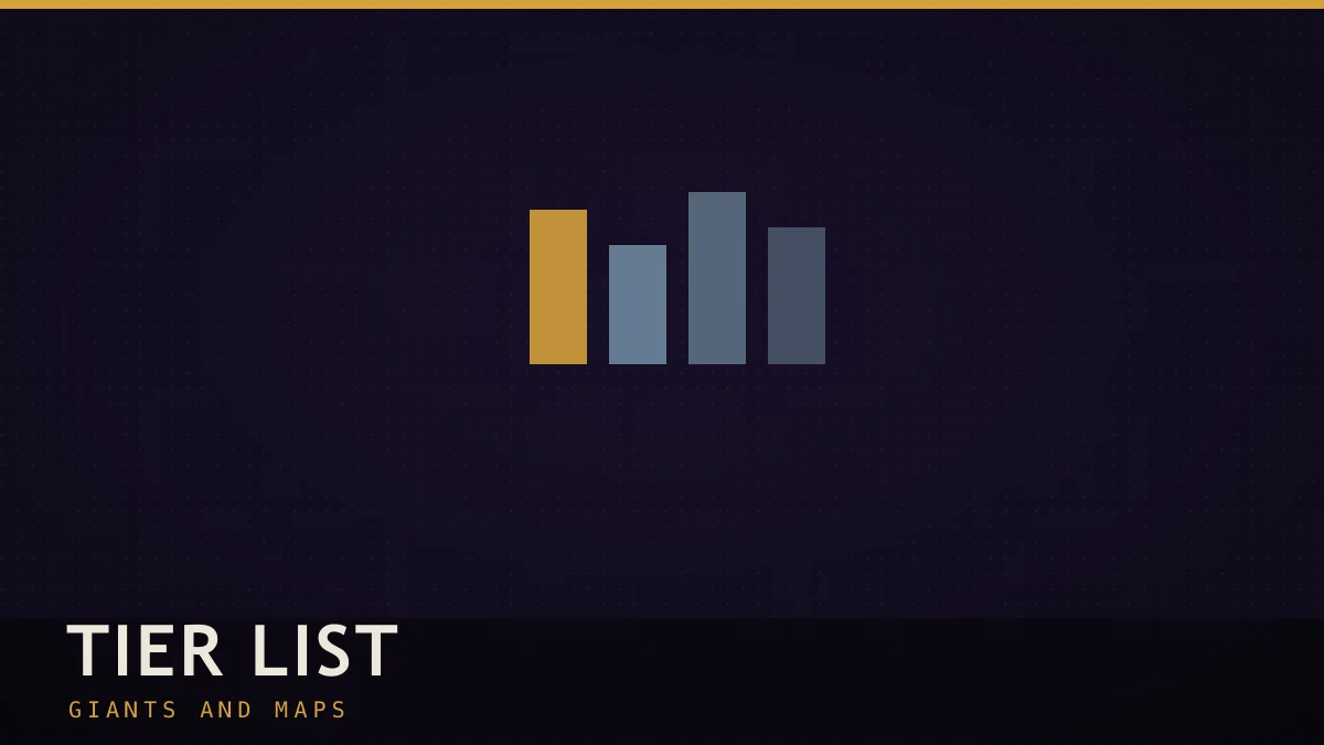 tier list — Lurking Giants