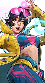 Official Jubilee hero card from Marvel Rivals