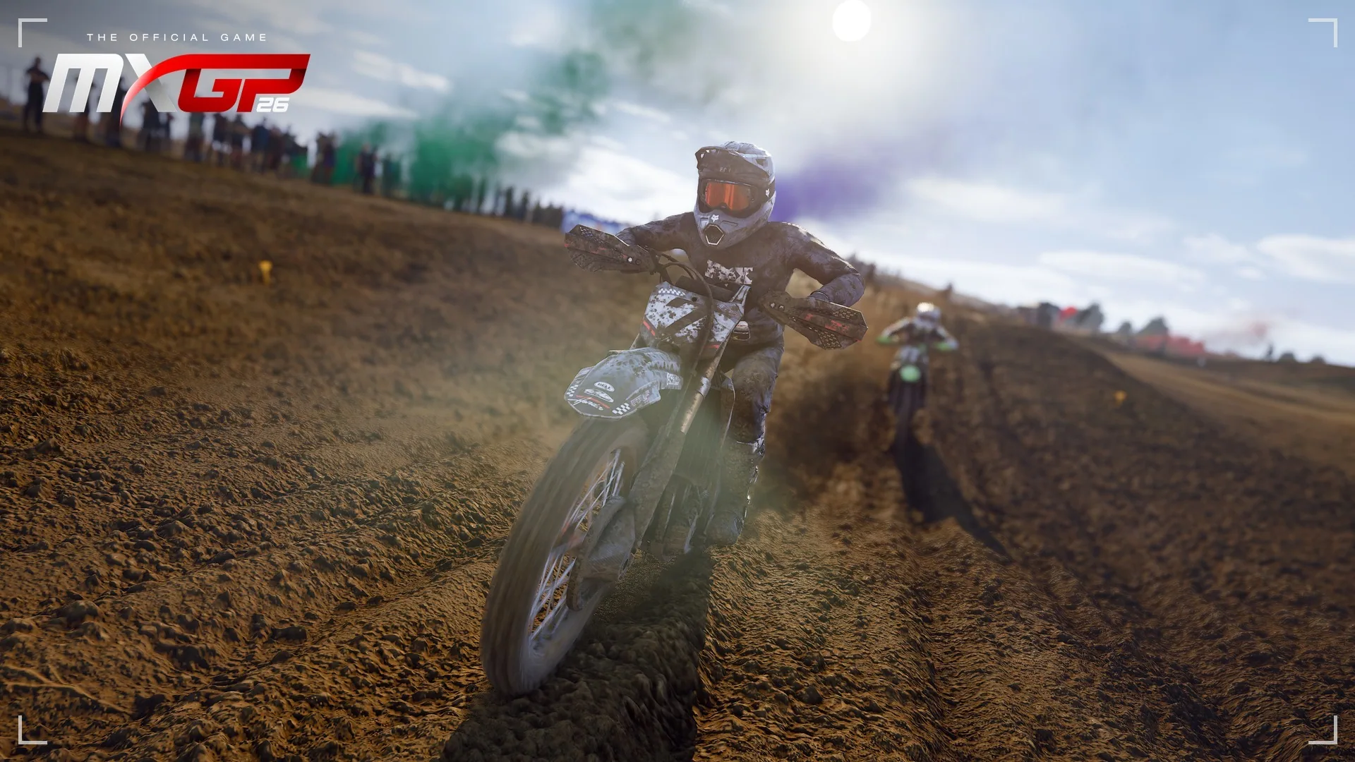 MXGP 26 field on the opening lap