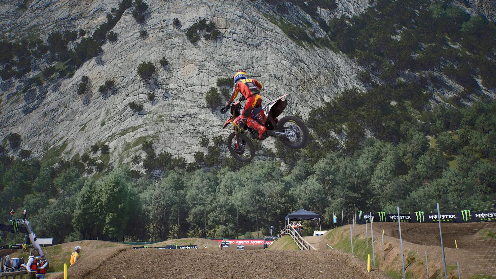 MXGP 26 track with a long uphill rut