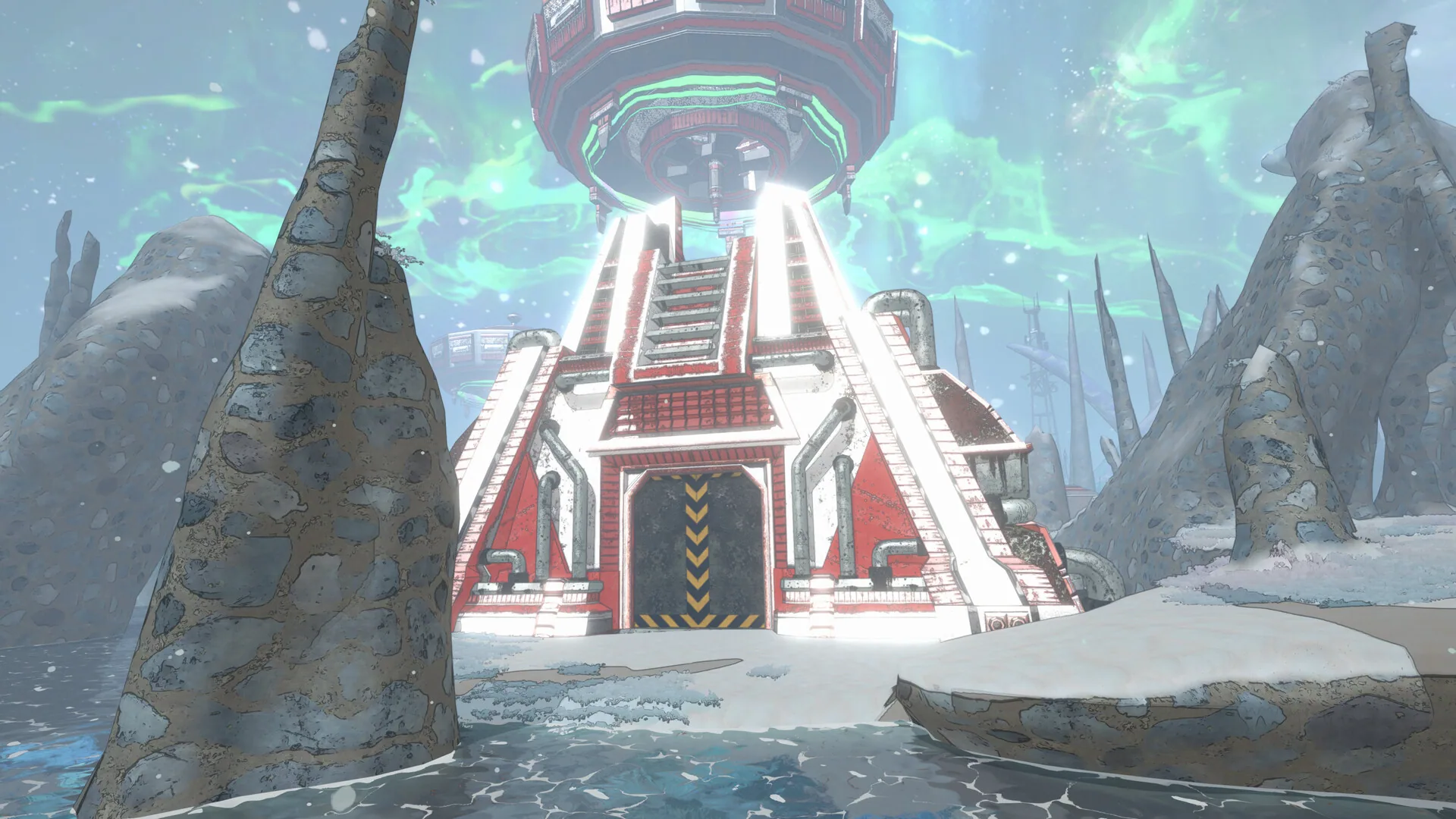 A mission site. The frame is the field, not one mission's icon.
